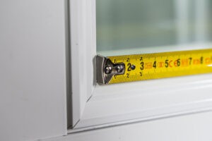 Ikkunakalvon koon mittaus