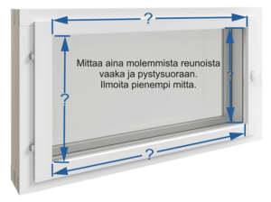 Mittausohje ikkunakalvoille 3
